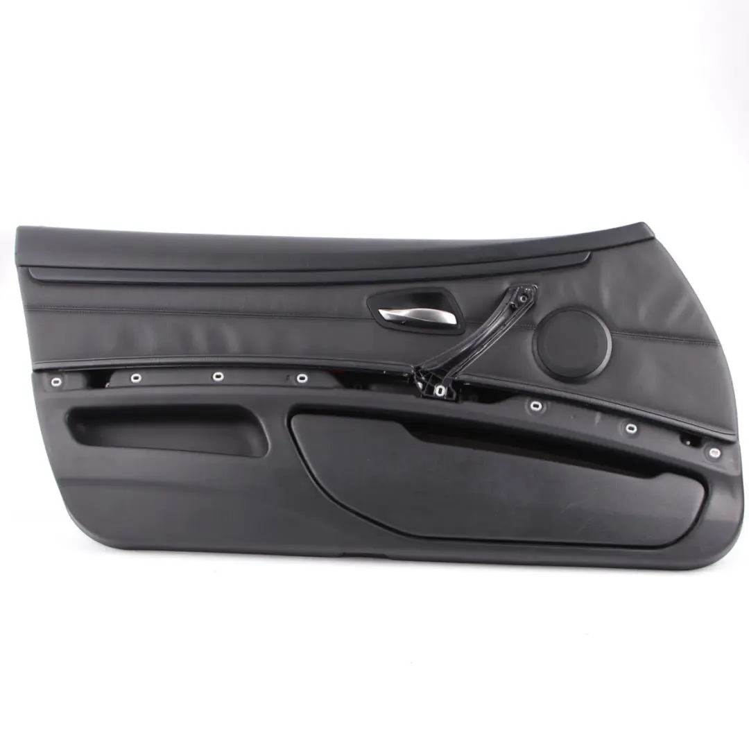 BMW E92 E93 Door Card Front Left N/S Door Lining Trim Panel Black Leather