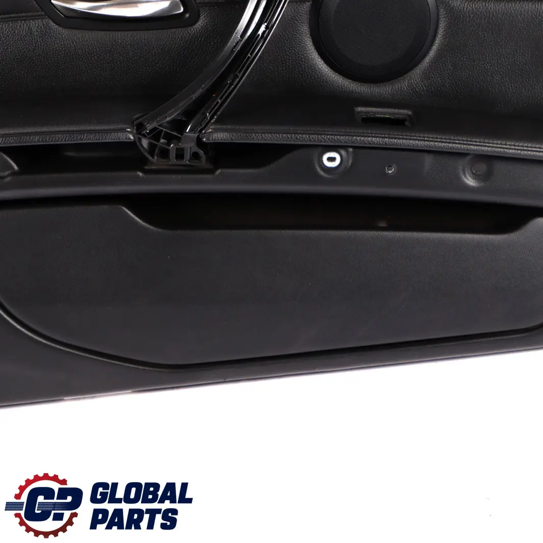 BMW 3 Series E92 E93 Front Left N/S Door Card Lining Trim Panel Black Leather