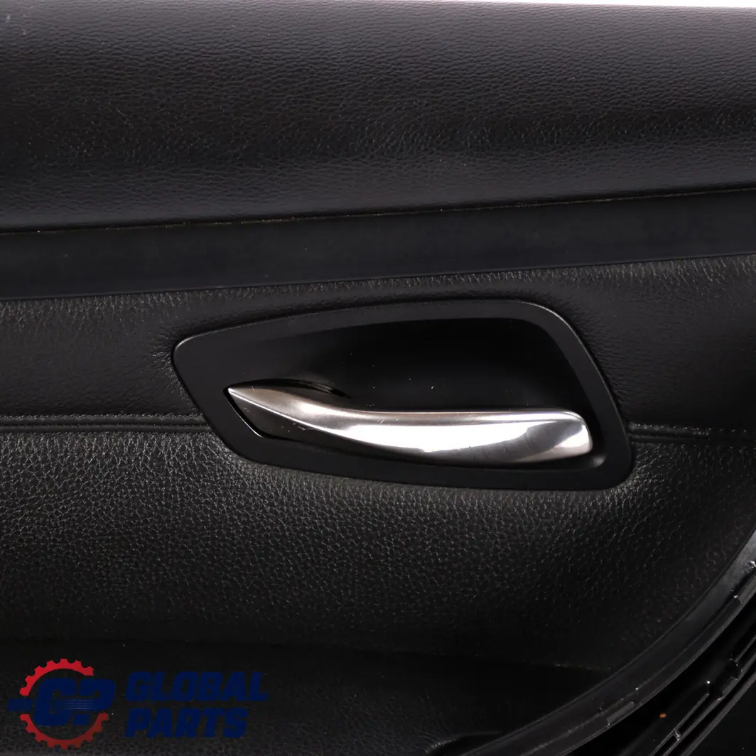 BMW 3 Series E92 E93 Front Left N/S Door Card Lining Trim Panel Black Leather