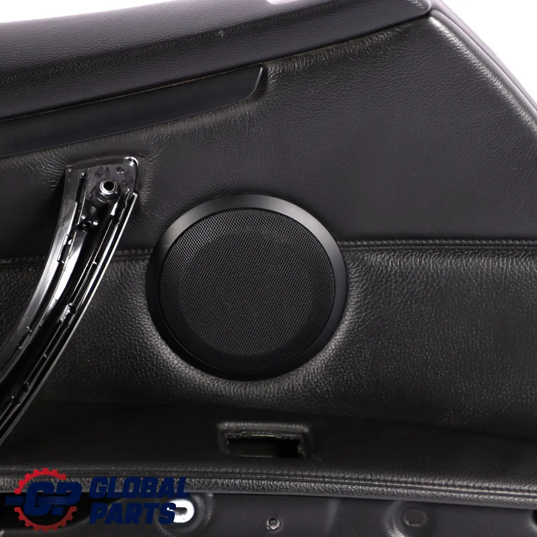 BMW 3 Series E92 E93 Front Left N/S Door Card Lining Trim Panel Black Leather
