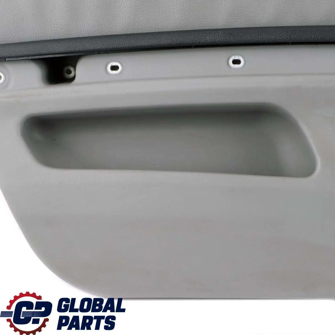 BMW 3 E92 E93 Front Left N/S Door Card Cover Trim Panel Lining Grey Leather