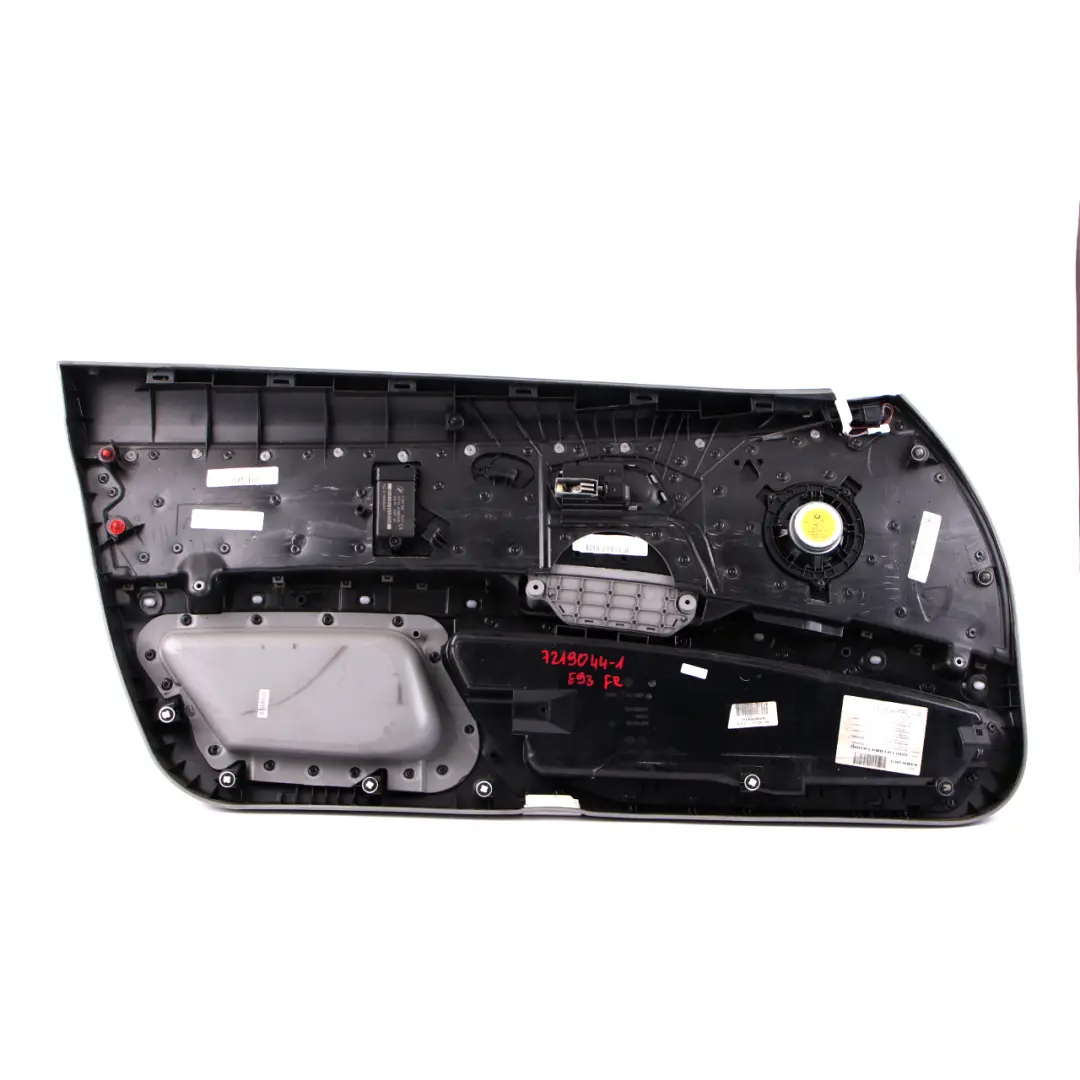 BMW 3 E92 E93 1 Front Right O/S Door Card Cover Trim Panel Lining Grey Leather