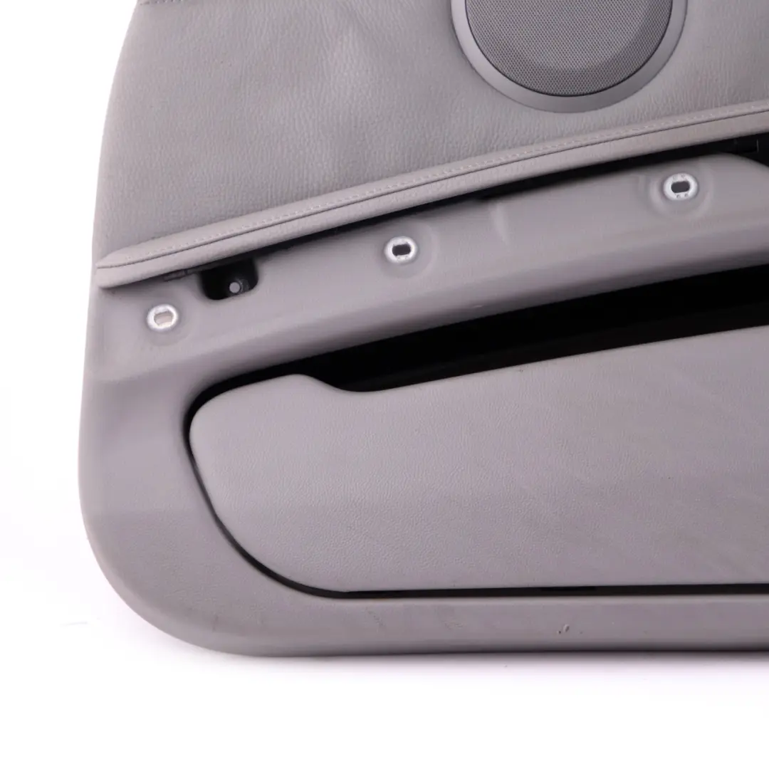 BMW 3 E92 E93 1 Front Right O/S Door Card Cover Trim Panel Lining Grey Leather