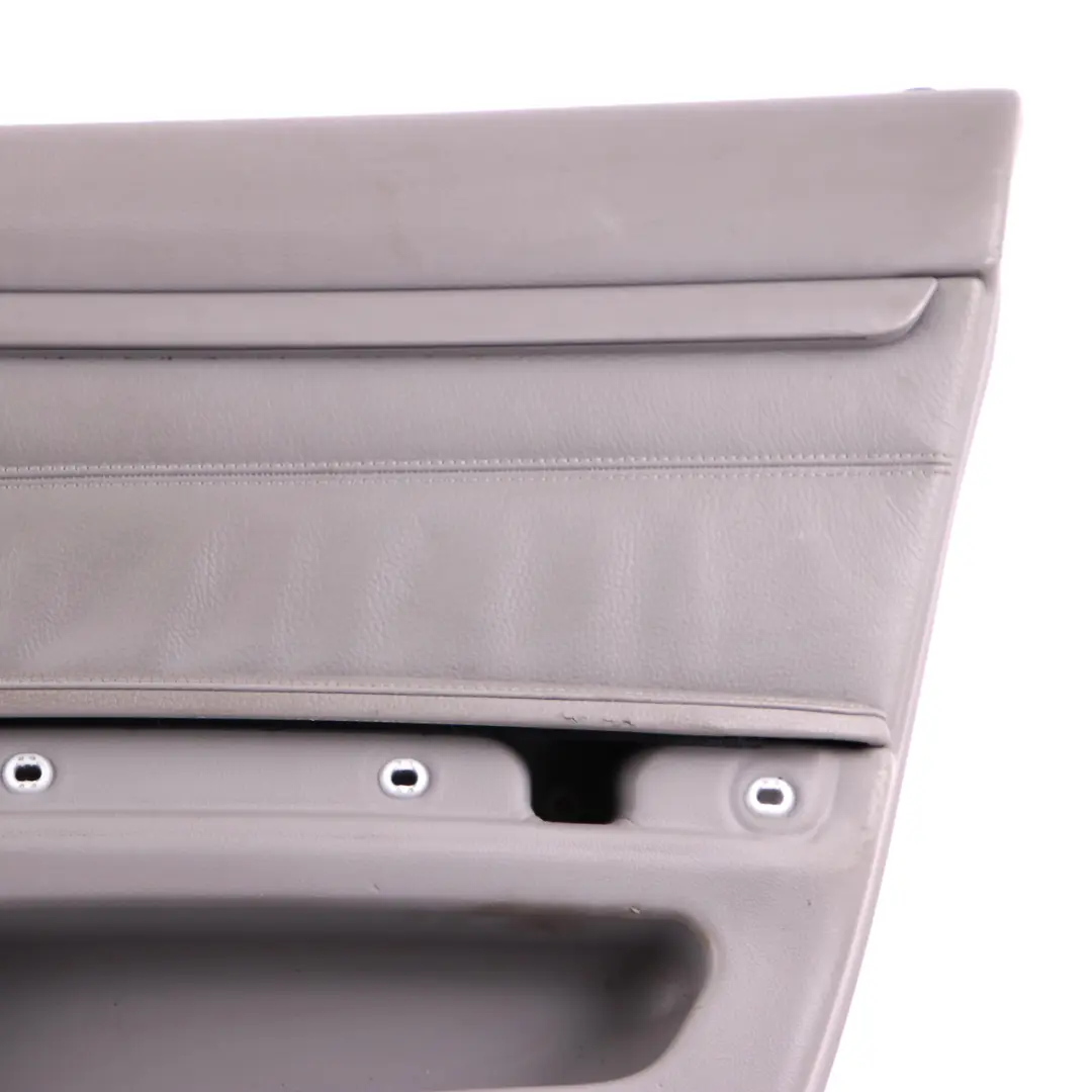 BMW 3 E92 E93 1 Front Right O/S Door Card Cover Trim Panel Lining Grey Leather