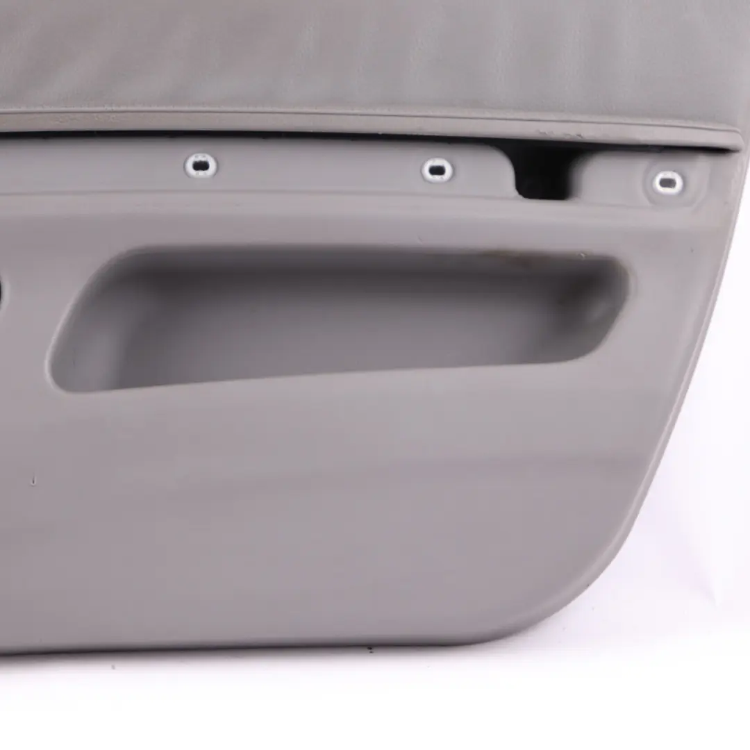 BMW 3 E92 E93 1 Front Right O/S Door Card Cover Trim Panel Lining Grey Leather