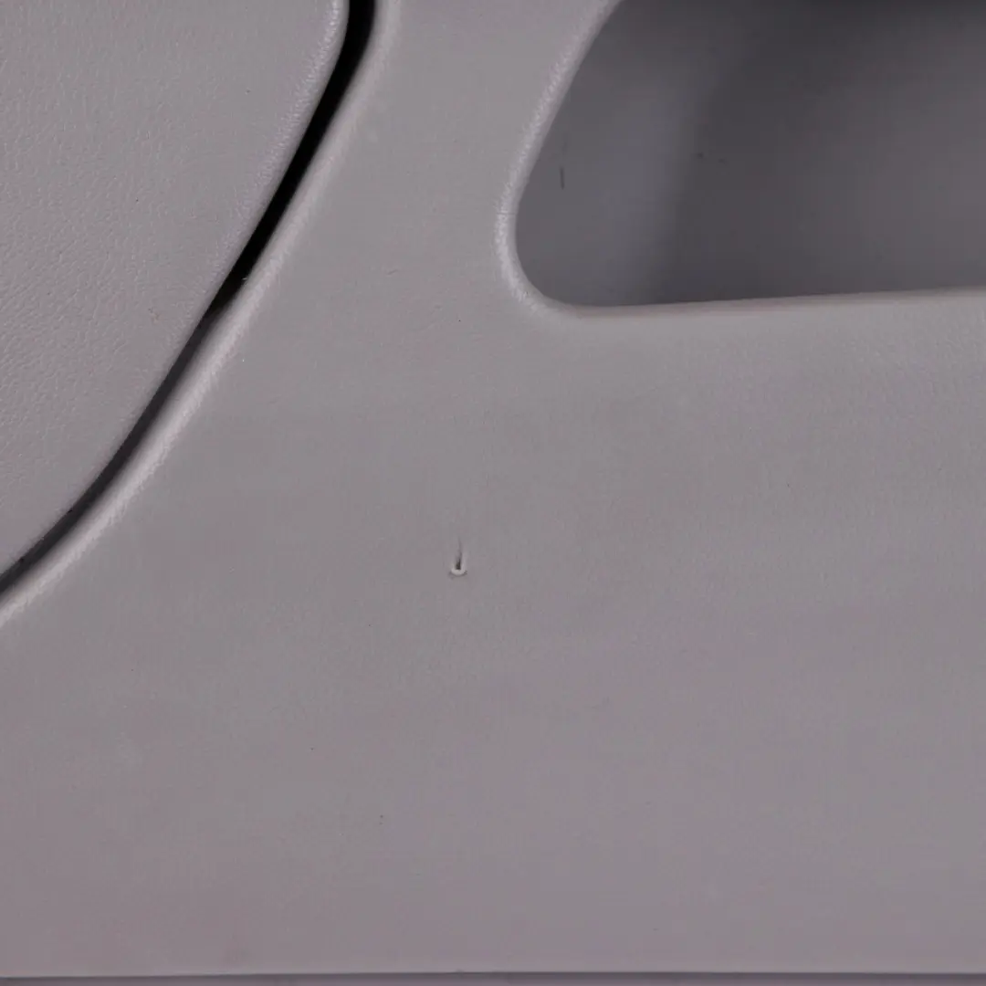 BMW 3 E92 E93 1 Front Right O/S Door Card Cover Trim Panel Lining Grey Leather