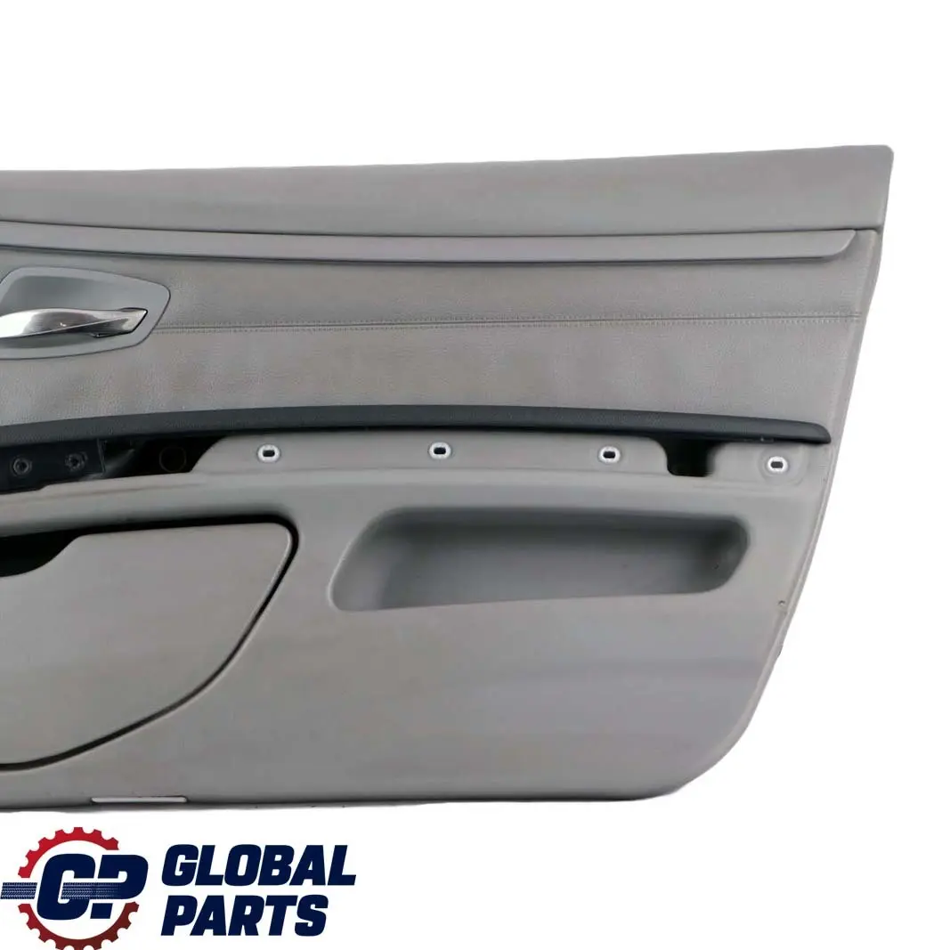 BMW 3 E92 E93 Front Right O/S Door Card Cover Trim Panel Lining Grey Leather