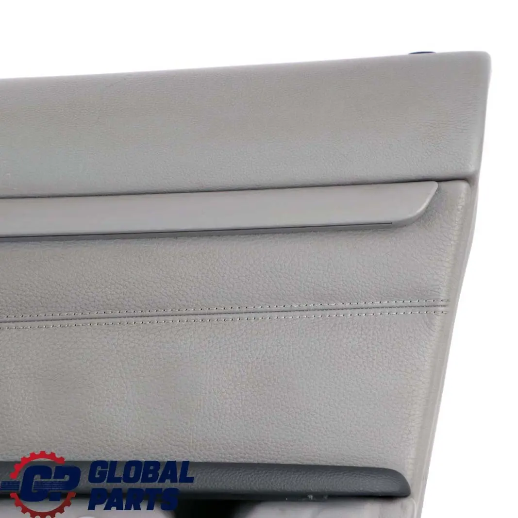BMW 3 E92 E93 Front Right O/S Door Card Cover Trim Panel Lining Grey Leather