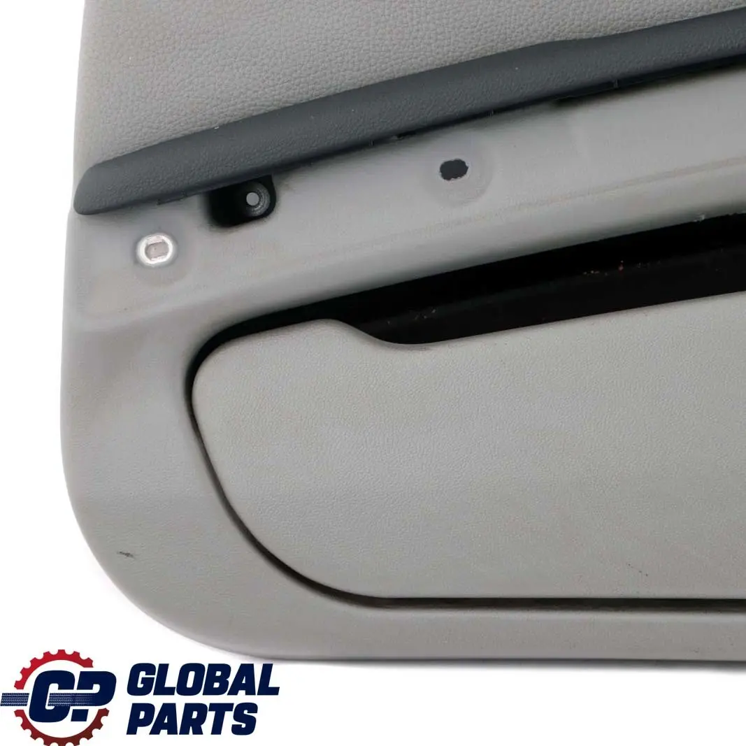 BMW 3 E92 E93 Front Right O/S Door Card Cover Trim Panel Lining Grey Leather