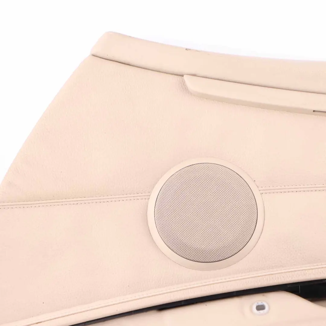 BMW E92 E93 Front Right O/S Door Card Lining Leather Cream Beige 7219048