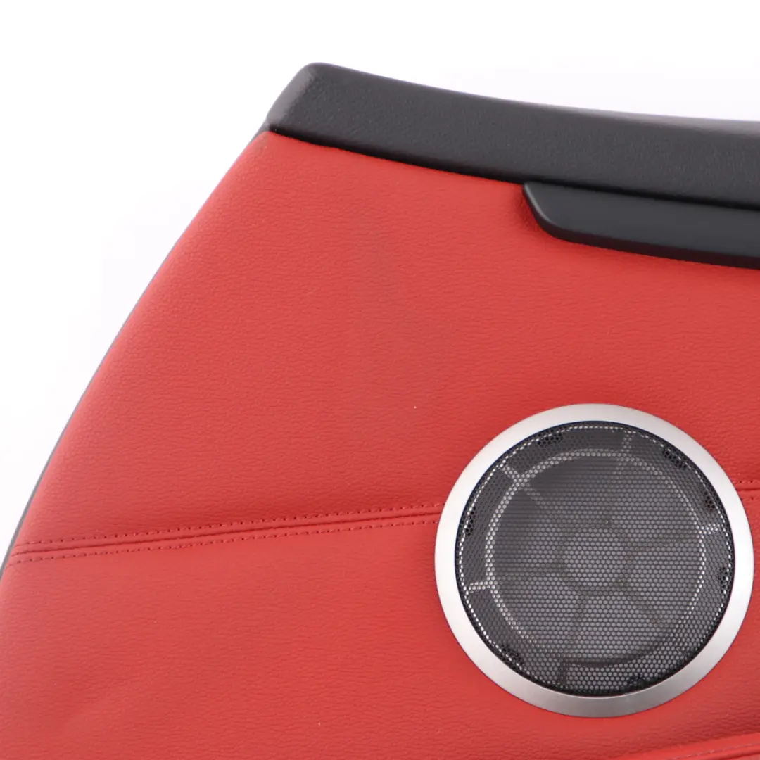 Door Card Front Right O/S Cover Trim Panel Lining Red Leather BMW E92 E93 - SKU rhd-7219052-1 - Part number 7219052