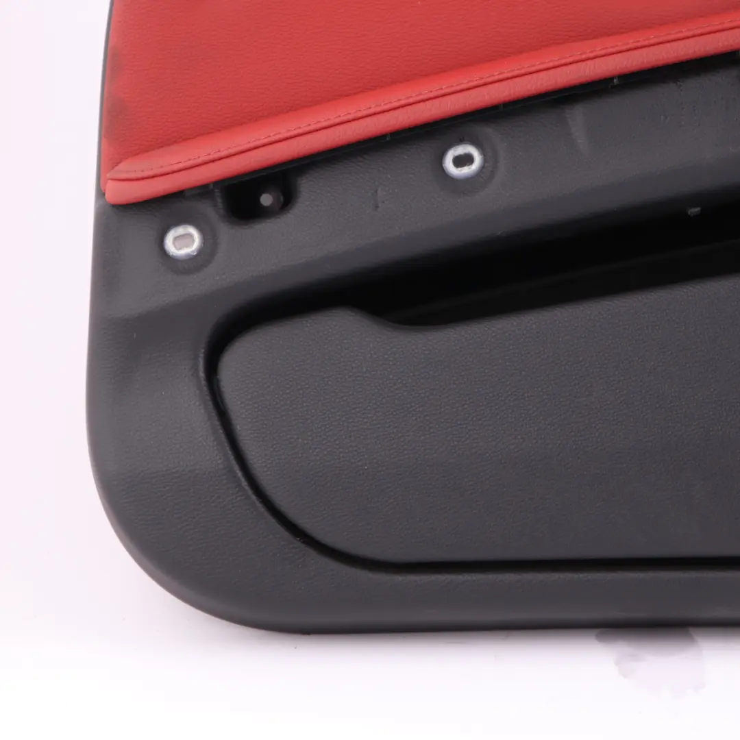 Door Card Front Right O/S Cover Trim Panel Lining Red Leather BMW E92 E93 - SKU rhd-7219052-1 - Part number 7219052