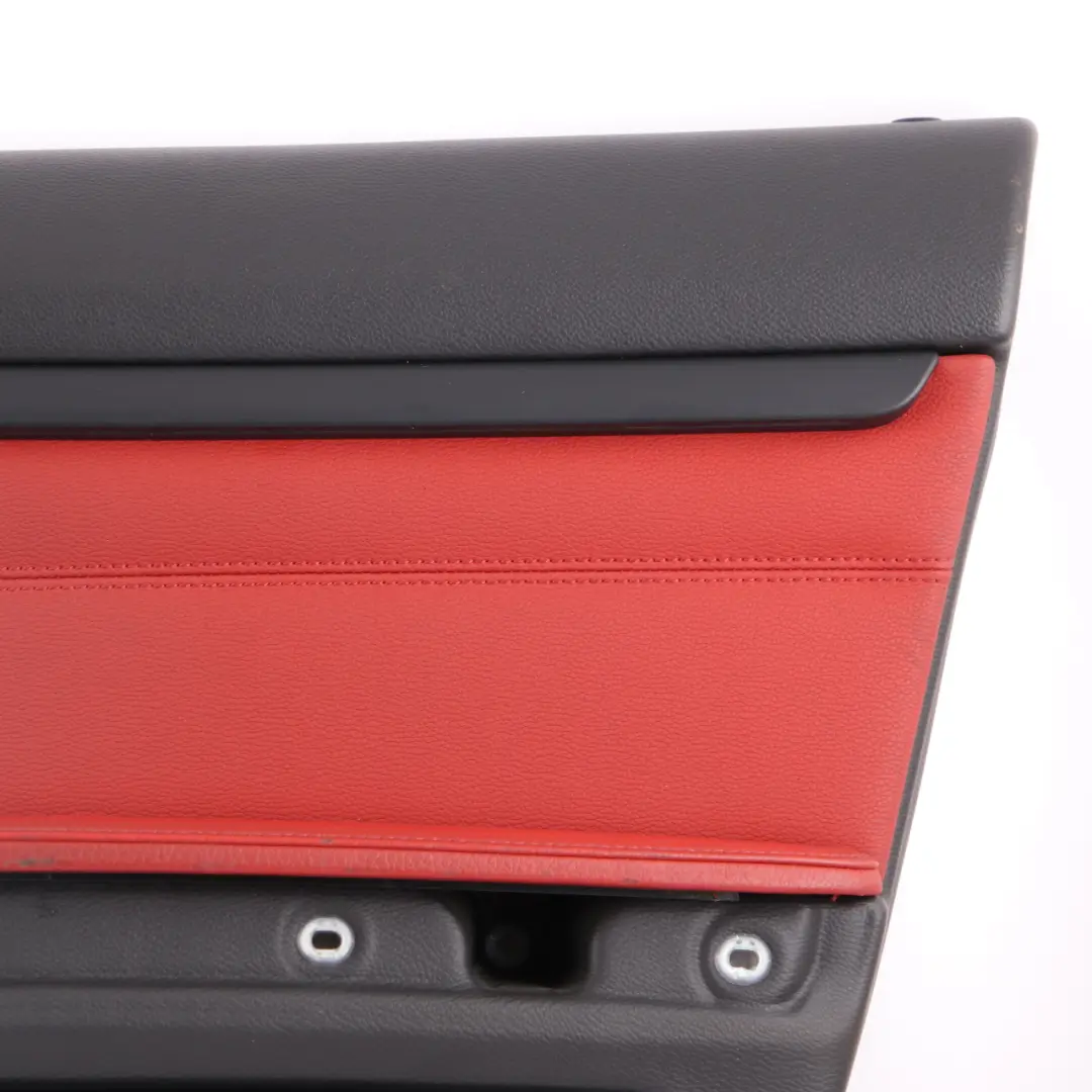 Door Card Front Right O/S Cover Trim Panel Lining Red Leather BMW E92 E93 - SKU rhd-7219052-1 - Part number 7219052