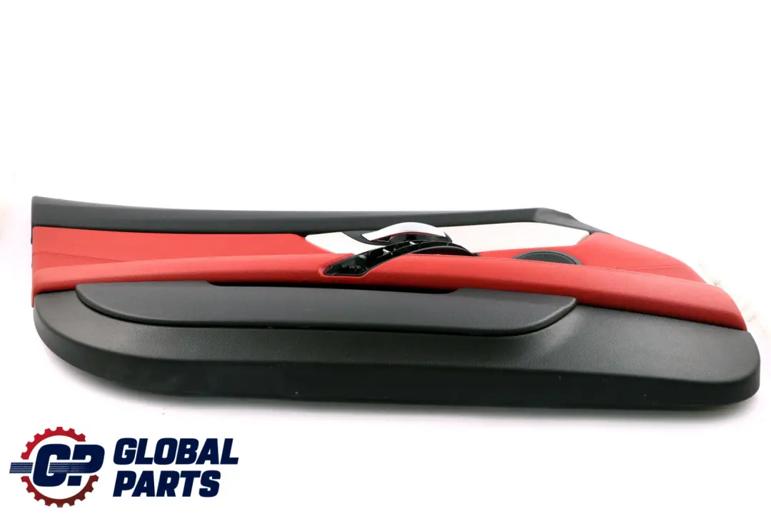 BMW Z4 Series E89 1 Front Left N/S Door Card Leather Cloth Trim Panel Red