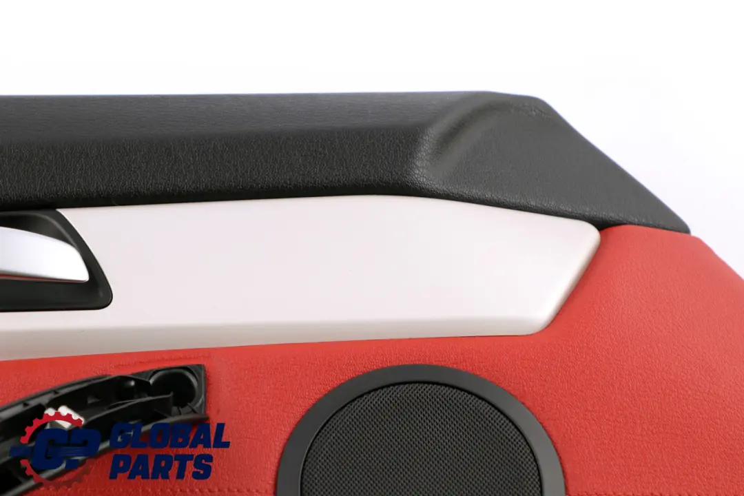 BMW Z4 Series E89 1 Front Left N/S Door Card Leather Cloth Trim Panel Red