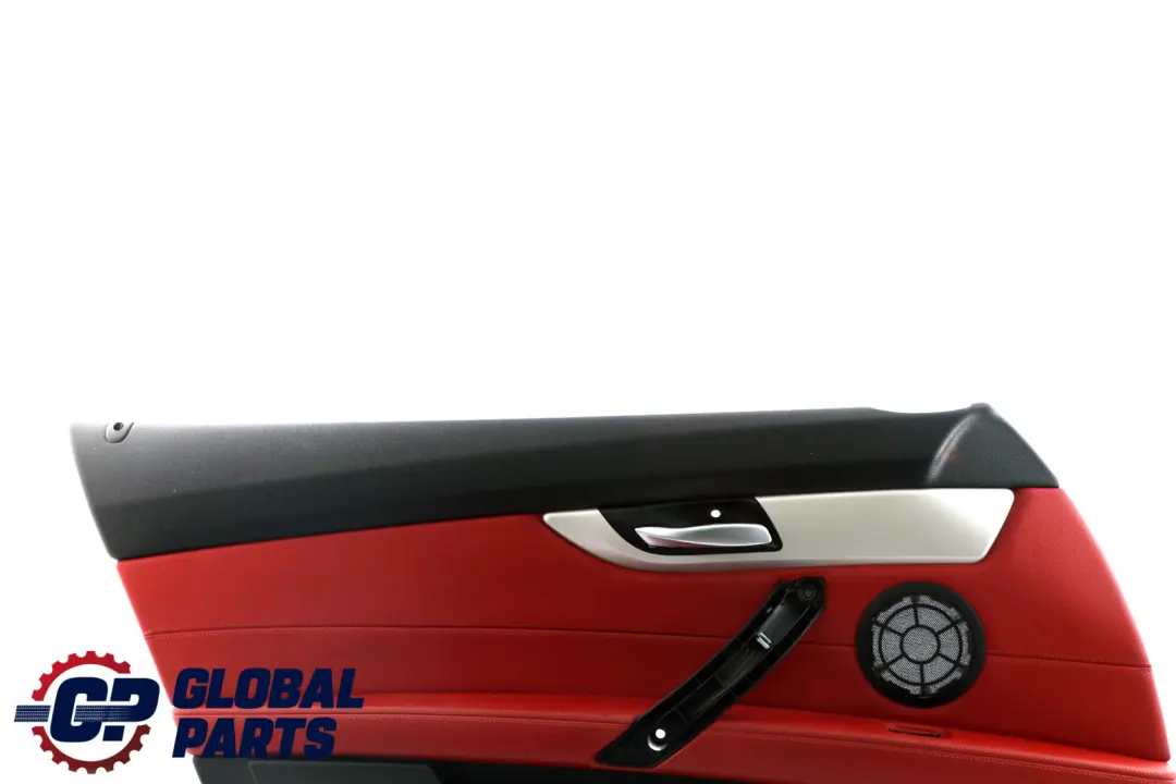 BMW Z4 Series E89 Front Left N/S Door Card Leather Cloth Trim Panel Red