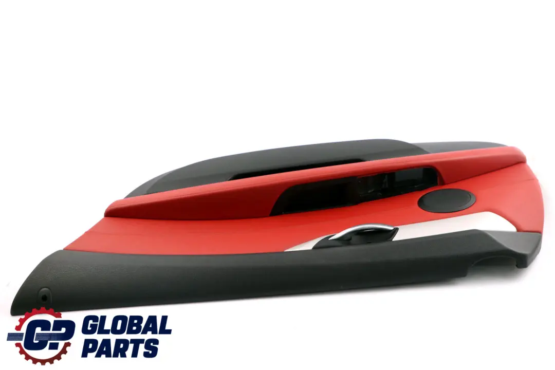 BMW Z4 Series E89 1 Front Right O/S Door Card Leather Cloth Trim Panel Red