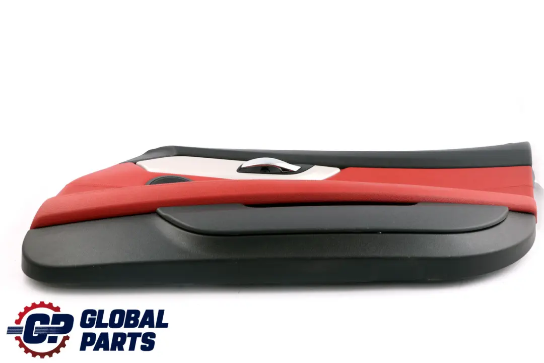 BMW Z4 Series E89 1 Front Right O/S Door Card Leather Cloth Trim Panel Red