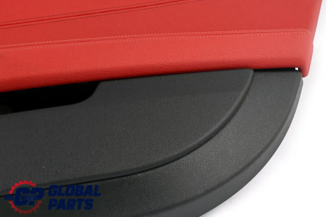 BMW Z4 Series E89 1 Front Right O/S Door Card Leather Cloth Trim Panel Red