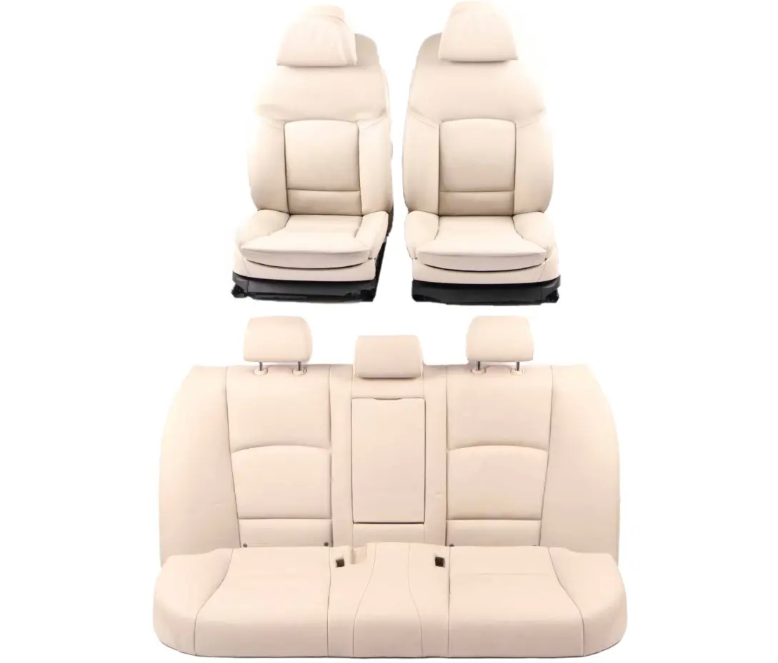 Leather Seats BMW F10 Saloon Heated Comfort Dakota Oyster Interior Door Cards