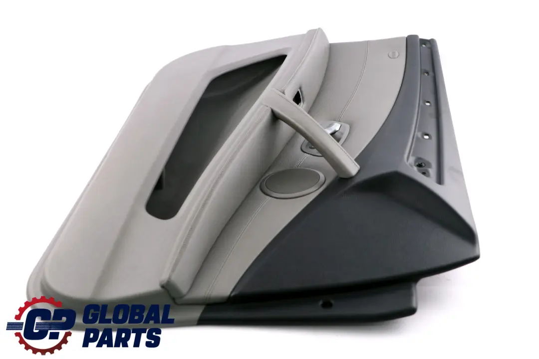 BMW 5 Series E60 E61 LCI Front Left N/S Door Card Trim Panel Grey Leather