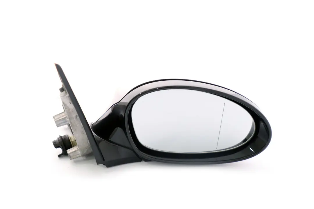 BMW 1 Series 1 E87 M Sport Heated Right Wing Mirror O/S Black Sapphire 5 Pins