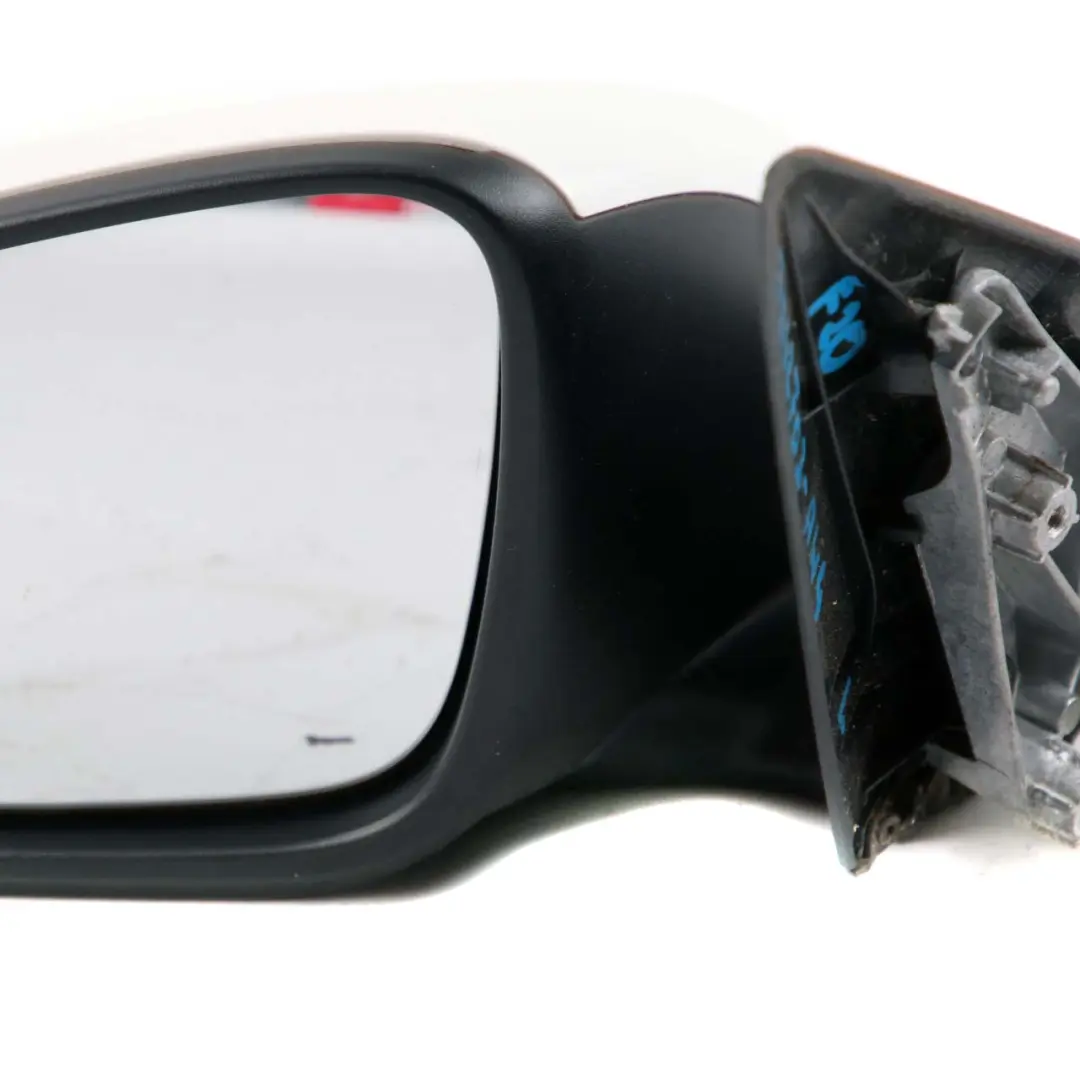  BMW 1 Series 5 F20 LCI Heated Left Wing Mirror N/S Alpinweiss Alpine White 300