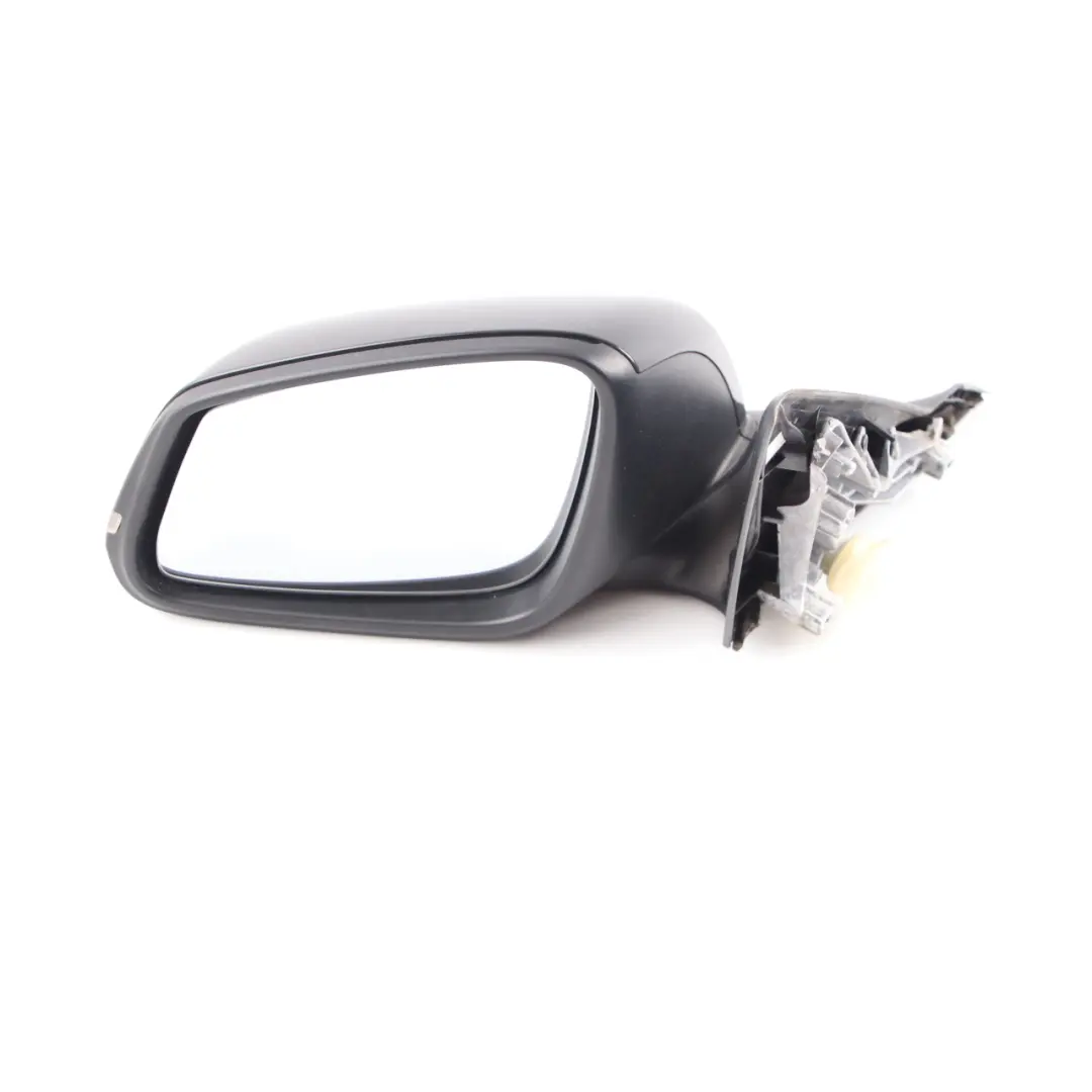 BMW F20 Wing Mirror Heated Door Left N/S Outside 6 Pins Schwarz 2 Black - 668