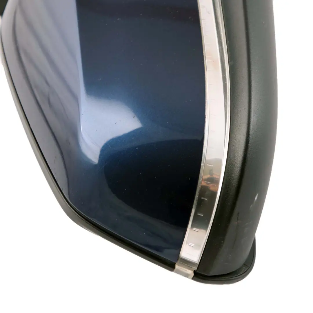 BMW 1 Series F20 LCI 1 Heated Right Wing Mirror O/S Tiefseeblau Deep Sea Blue