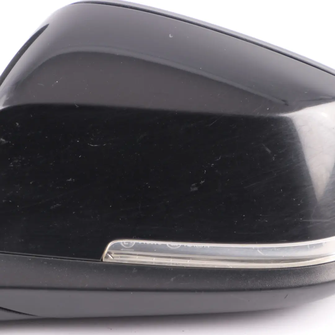 BMW F20 Wing Mirror Heated Auto Dip Door Left N/S Black Sapphire - 475 7242747