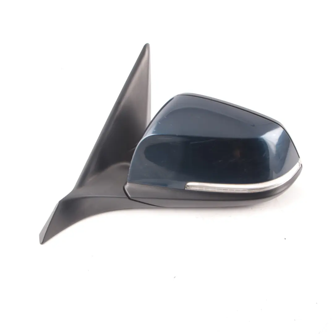 BMW F20 Wing Mirror Heated Auto Dip Door Left N/S Outside Midnight Blue - B38