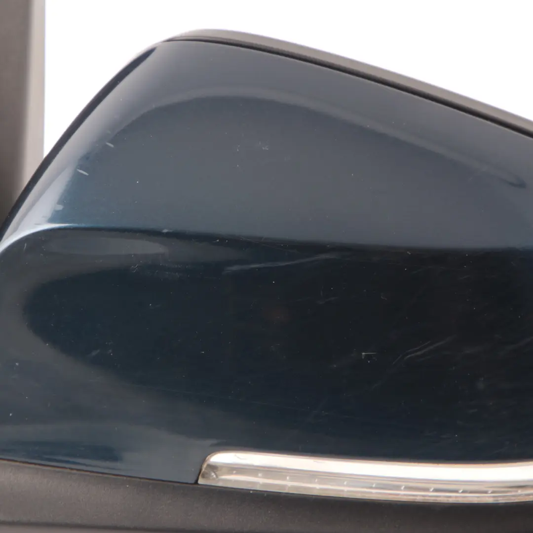 BMW F20 Wing Mirror Heated Auto Dip Door Left N/S Outside Midnight Blue - B38