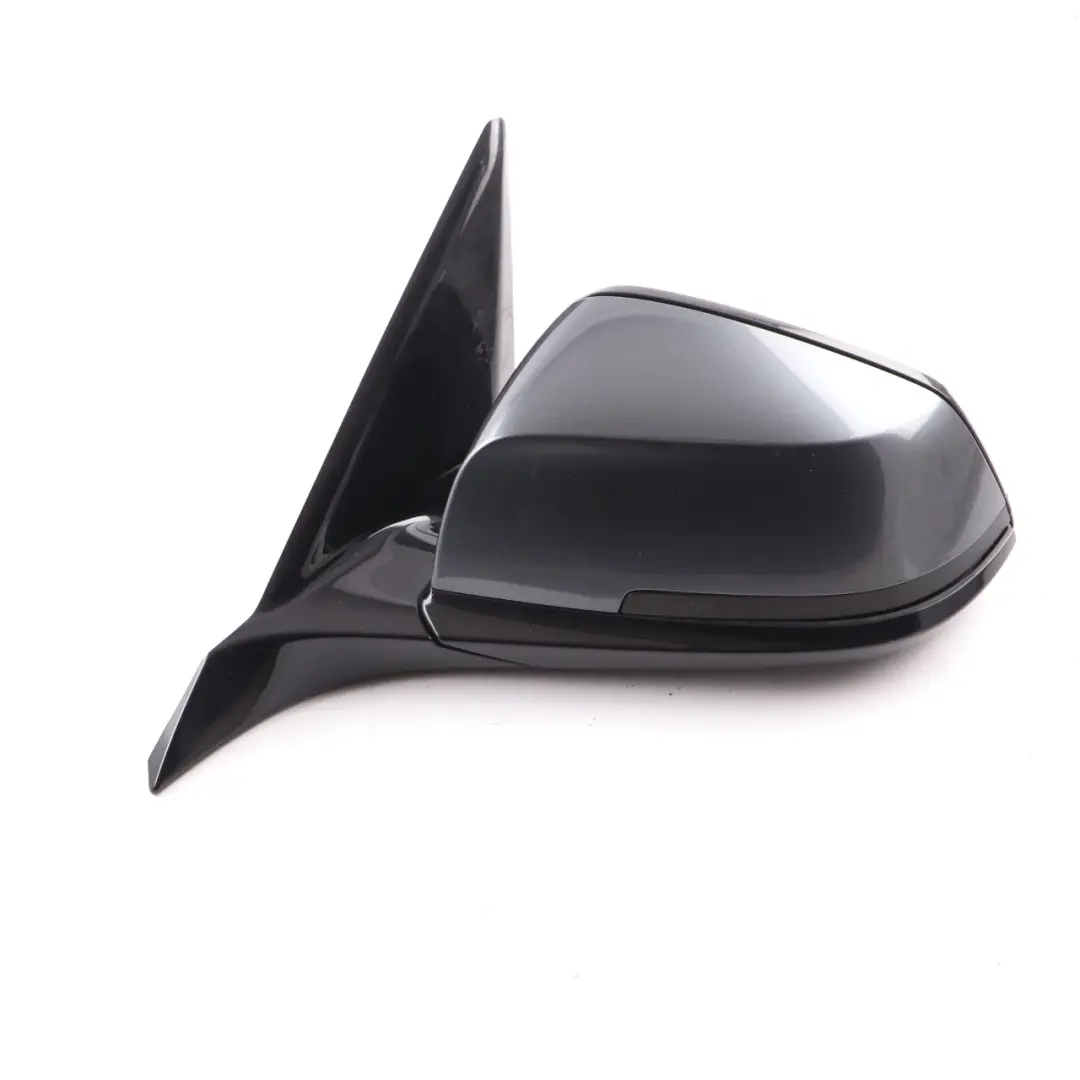 Door Wing Mirror BMW F20 Left Heated N/S High Gloss Mineralgrau Mineral Grey B39