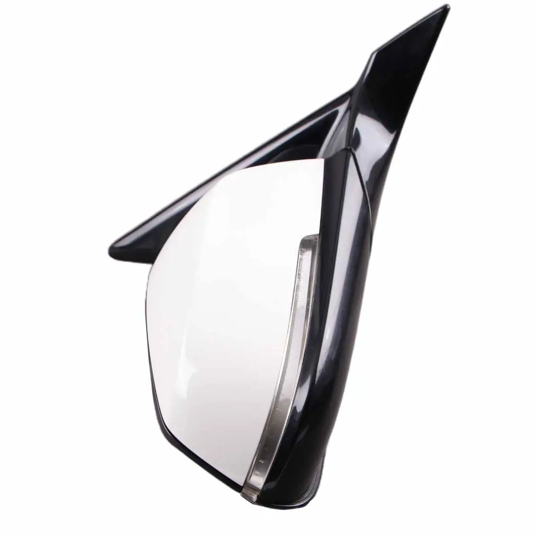 BMW 1 Series F20 Right Heated Wing Mirror O/S High Gloss Alpinweiss White 300