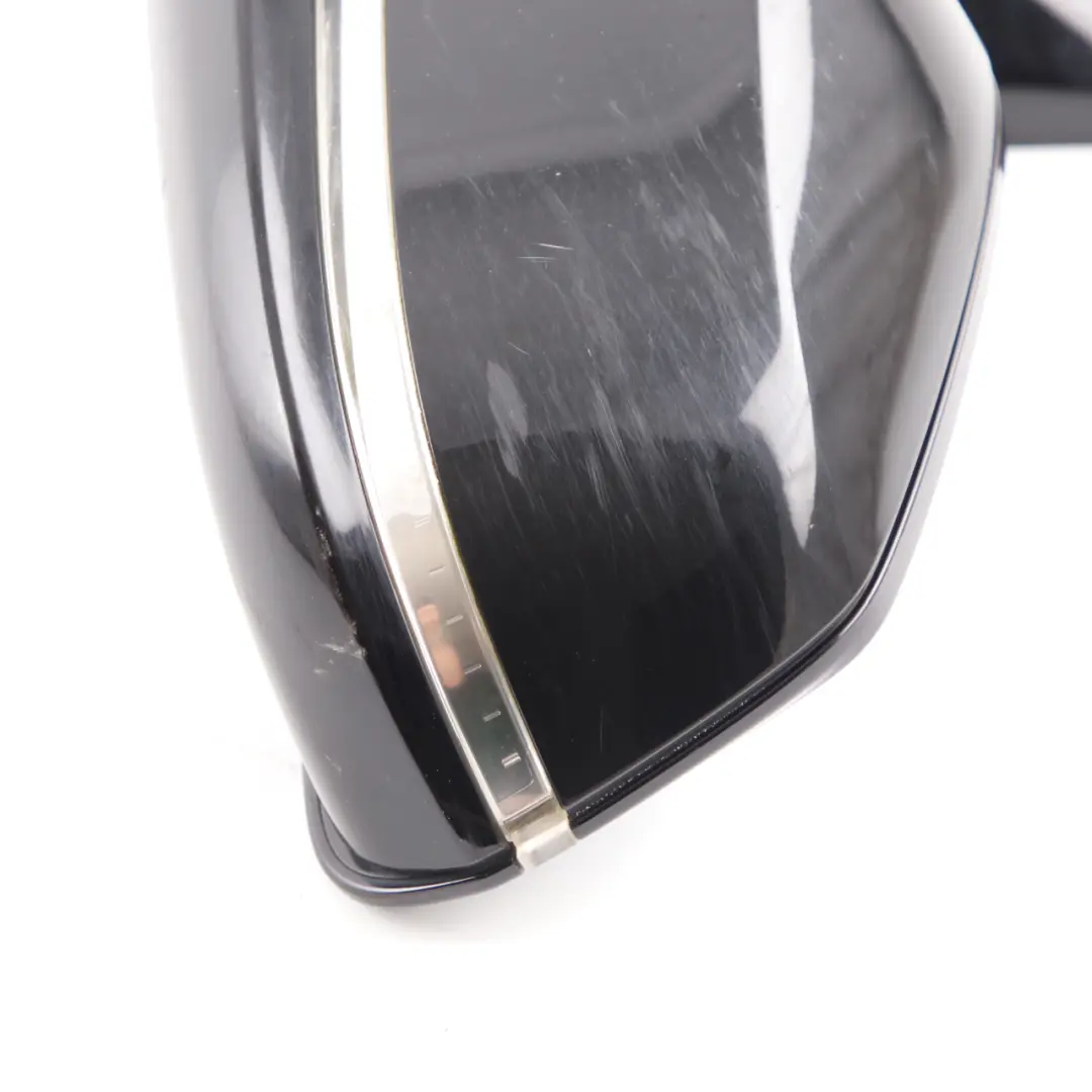 BMW F20 Links Wing Mirror N/S High Gloss Auto Dip Black Sapphire - 475