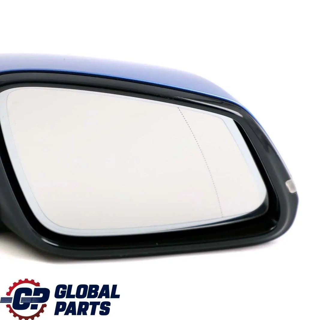 BMW 1 F20 Right Wing Mirror O/S High Gloss Auto Dip Estorilblau Estoril Blue