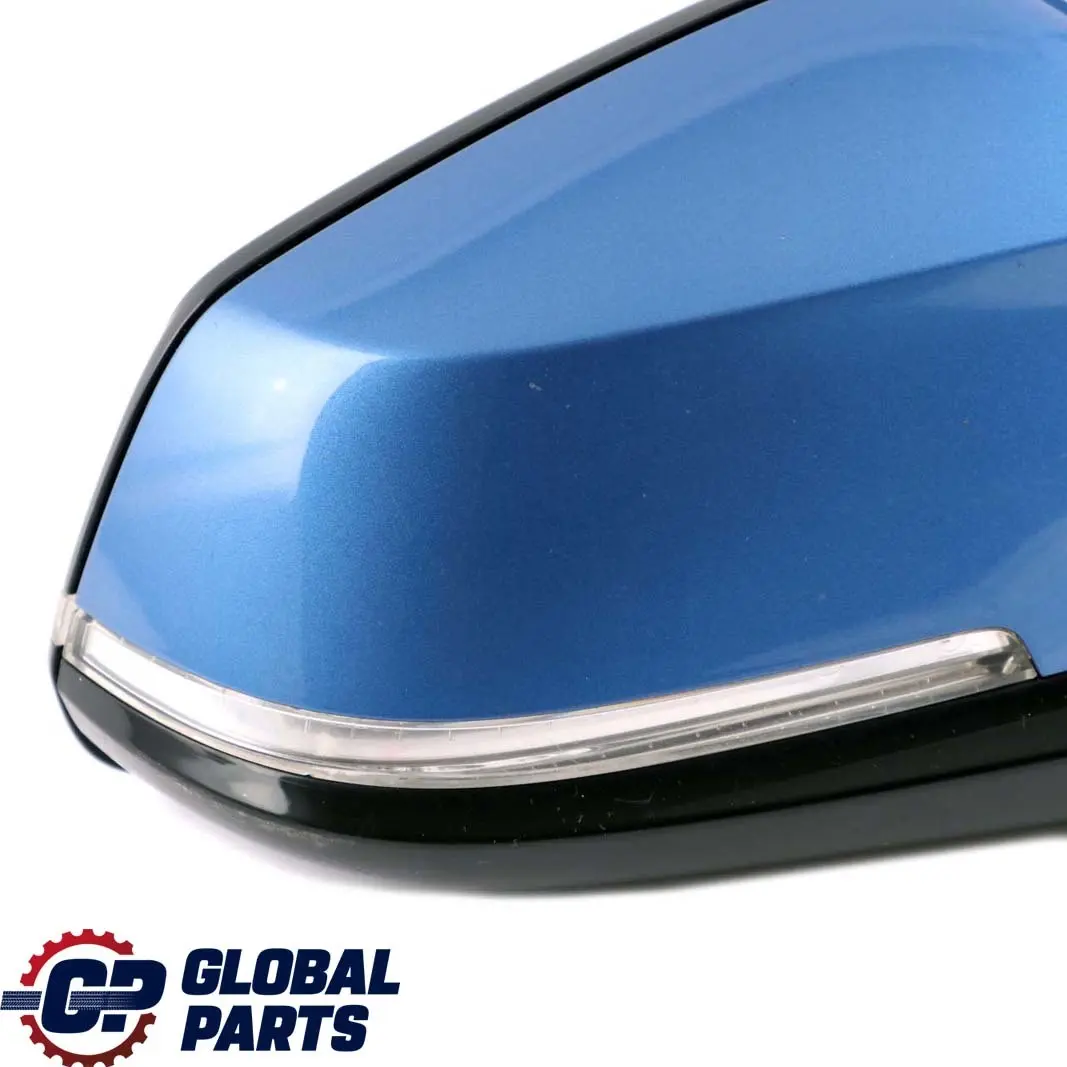 BMW 1 F20 Right Wing Mirror O/S High Gloss Auto Dip Estorilblau Estoril Blue