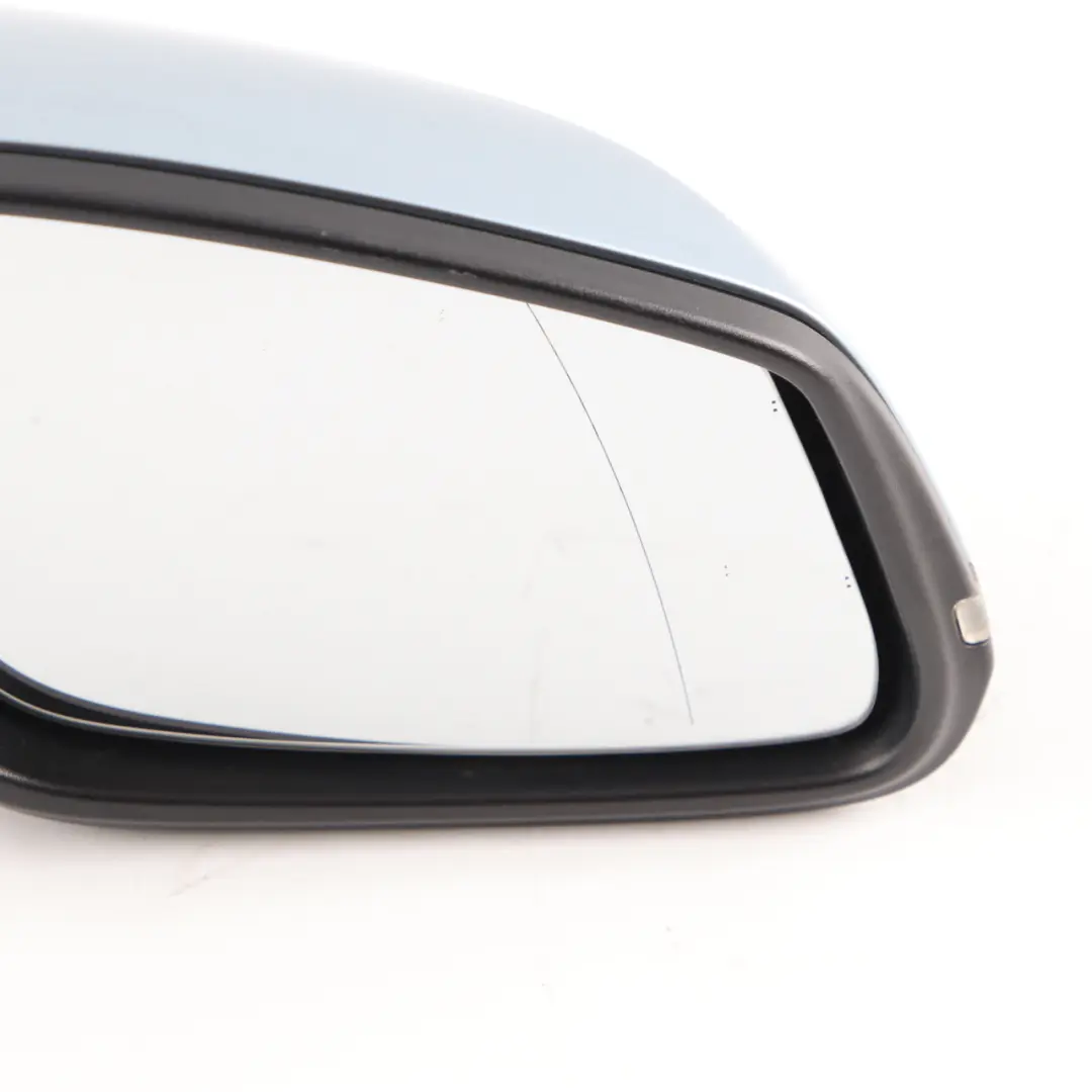 Wing Mirror BMW F30 F31 Heated Right Door O/S Liquid Blue Metallic B40 6 Pins