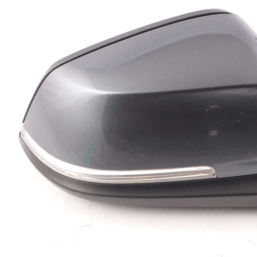 Wing Mirror BMW F30 F31 Heated Right O/S Outside Mineralgrau Grey Metallic B39