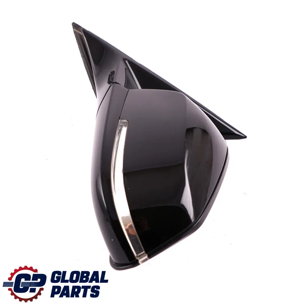 BMW 3 Series F30 F31 M Sport High Gloss Heated Left Wing Mirror N/S Black