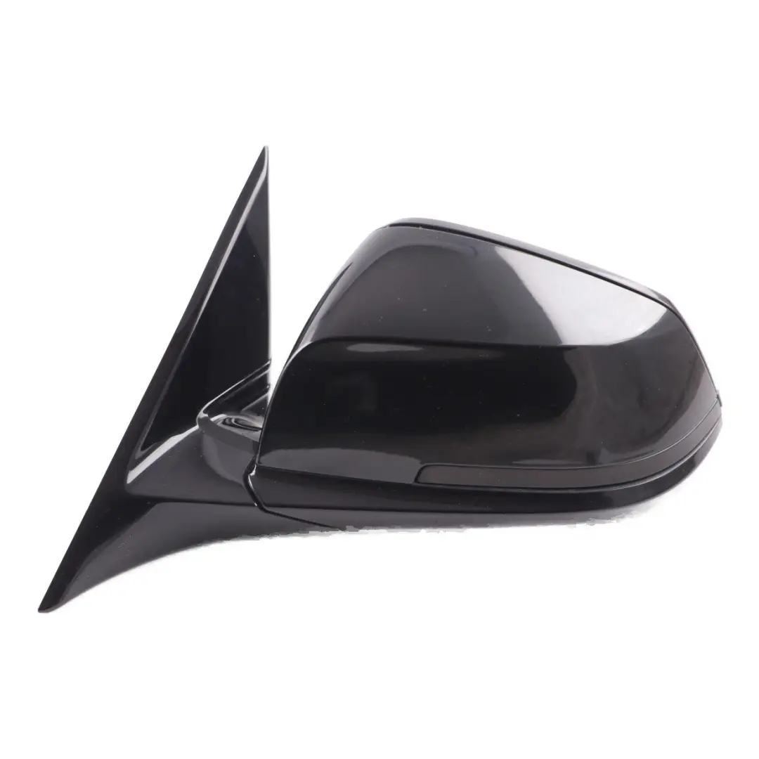 Wing Mirror BMW F30 F31 M Sport High Gloss Heated Left N/S Black Sapphire - 475