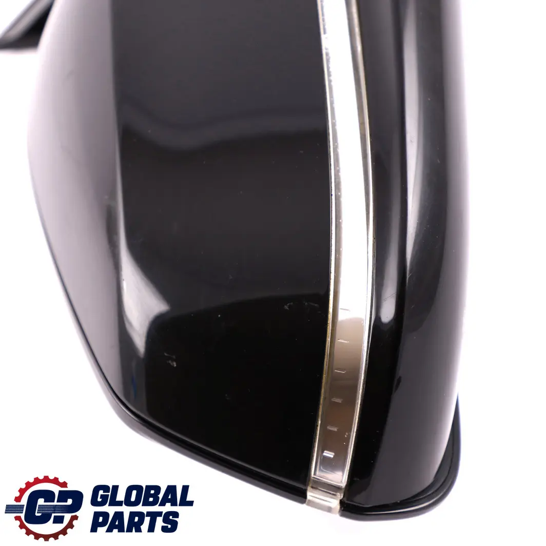 BMW 3 Series F30 F31 M Sport High Gloss Heated Right Wing Mirror O/S Black