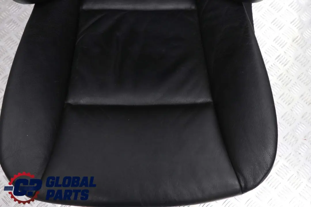 BMW 5 Series E60 E61 Black Leather Front Left N/S Seat Passenger Side