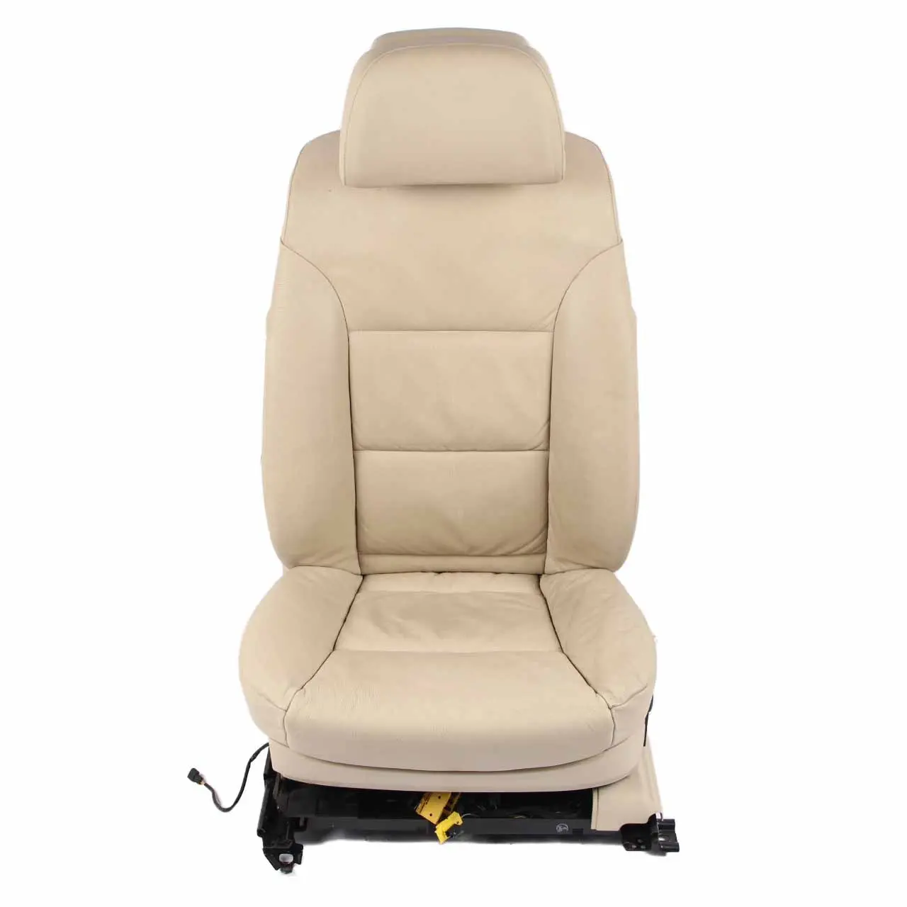 Front Seat BMW E60 E61 LCI Cream Beige Leather Left N/S Memory Heated Lumbar