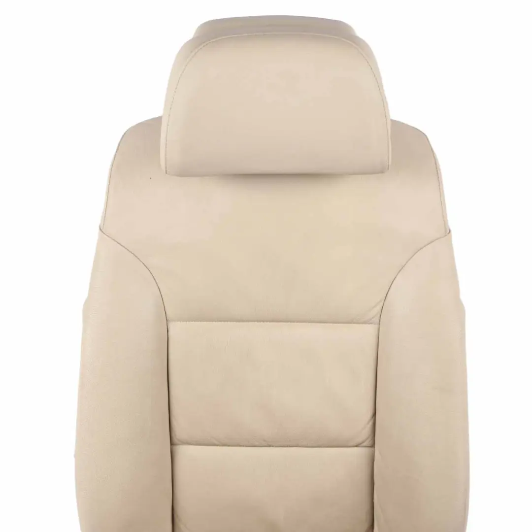 Front Seat BMW E60 E61 LCI Cream Beige Leather Left N/S Memory Heated Lumbar