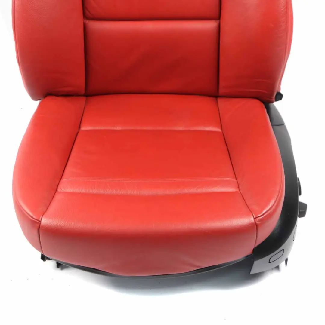 Front Seat BMW E92 Coupe Left N/S Korall Red Leather Dakota Memory