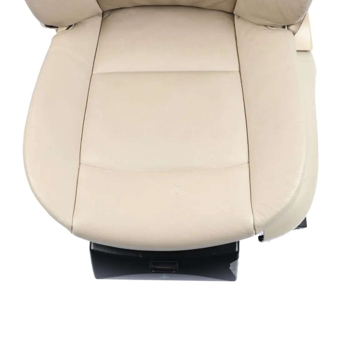 Front Seat BMW E93 LCI Convertible Heated Creambeige Leather Left N/S Memory