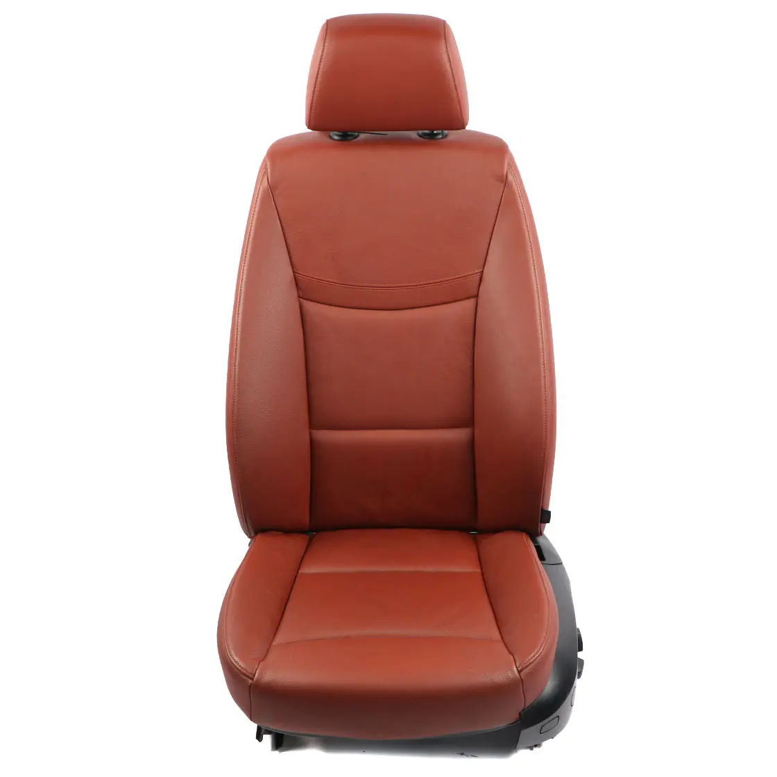 BMW E90 E91 LCI Front Left N/S Seat Heated Leather Red Brown Memory