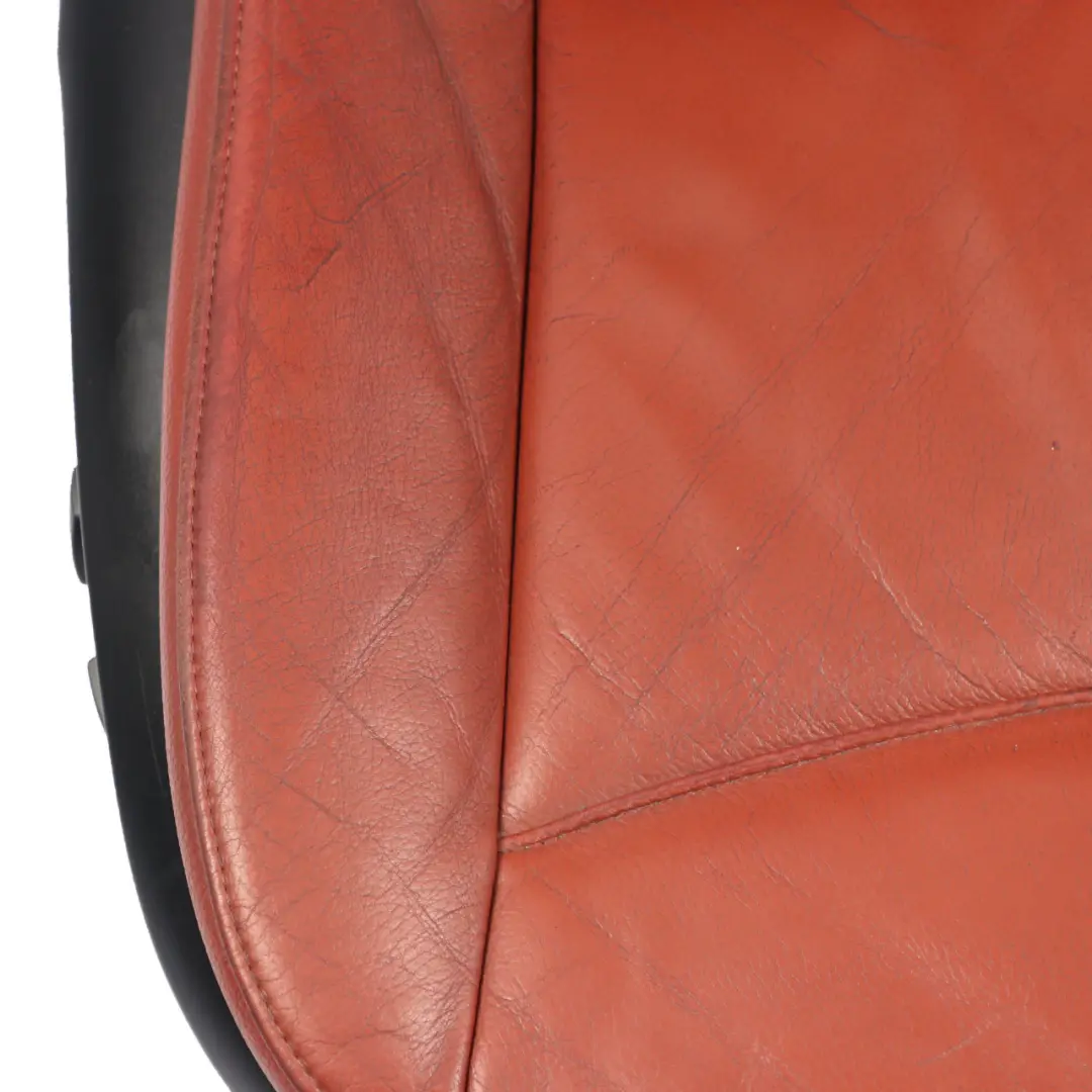 BMW E90 E91 LCI Front Right O/S Seat Heated Leather Red Brown Memory