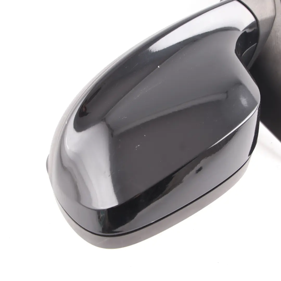 BMW X3 F25 Wing Mirror Auto Dip Heated Left Door N/S Schwarz 2 Black - 668